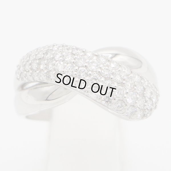 ノーブランドジュエリー PT900 ダイアイリリング 1.00ct 10.10g
