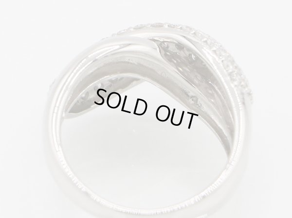 ノーブランドジュエリー PT900 ダイアイリリング 1.00ct 10.10g　内側