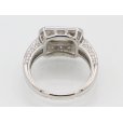 ノーブランドジュエリー PT900 ダイアイリリング 0.824ct 0.47ct 6.90g　内側