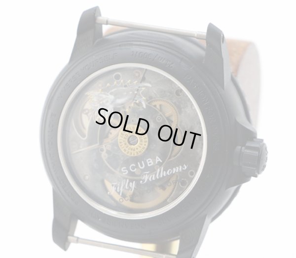 スウォッチ　ブランパンコラボ　フィフティファソズム　オーシャンオブストーム（月）　盤面裏