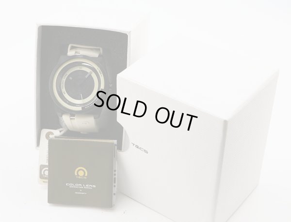 タックス　カラーレンズ　ＴＳ１２０１Ａ　黒文字盤　箱
