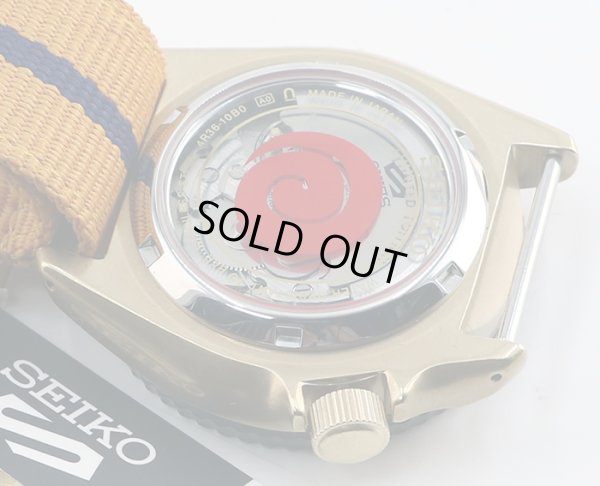 セイコー　セイコー５　ＳＢＳＡ０９２　オレンジ文字盤　４Ｒ３６－０９Ｇ０　盤面裏