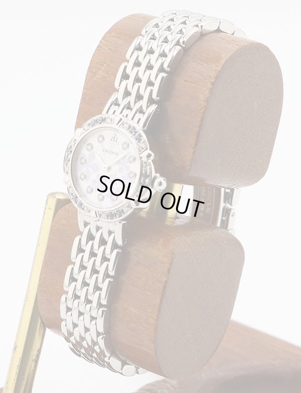 セイコー　クレドール　ＧＳＴＥ８４５　花柄シェル文字盤　１１Ｐ　サイド