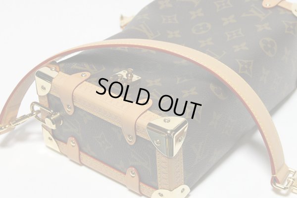 ルイ・ヴィトン　サイドトランクMM M46358　ヌメ革全体にうっすらと焼け