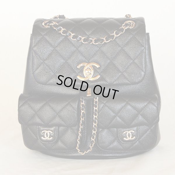 シャネル　マトラッセ チェーンリュック AS3787 ブラック／GP金具