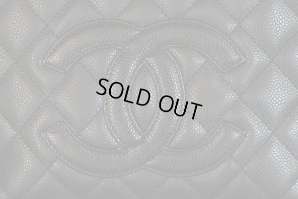 シャネル　PST チェーントートバック A20994 ブラック／SIV金具　表面拡大