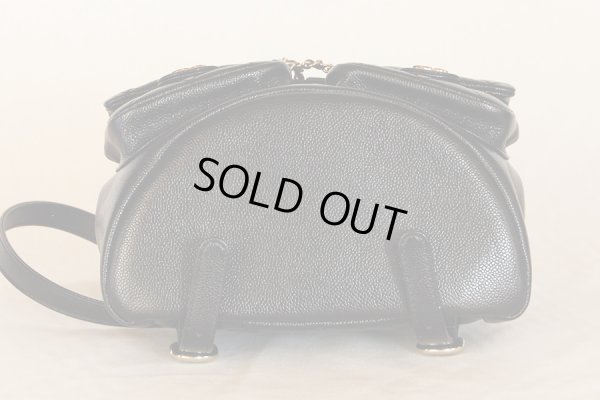 シャネル　マトラッセ チェーンリュック AS3787 ブラック／GP金具　底