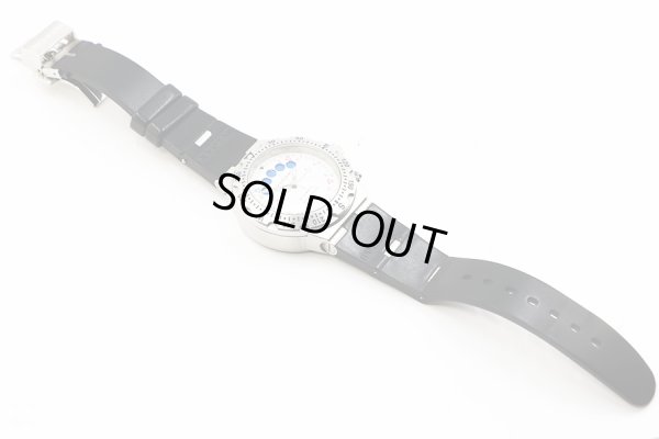 ブルガリ　ディアゴノプロ　スクーバレガッタ　ＳＤ４０Ｓ　ＲＥ　白文字盤　ラバーベルト状態　表面