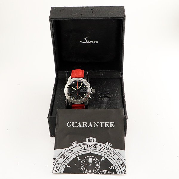 ジン　３０３　クロノグラフ　アウトバーン　黒文字盤　箱・保証書