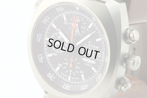 ジン　４２１ＴＩ　クロノグラフ　黒文字盤　ＧＳＧ９限定　サイド拡大