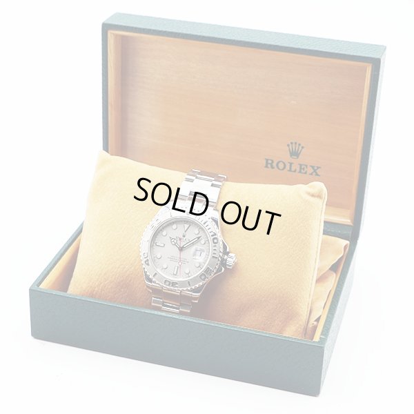 ロレックス　ヨットマスターロレジウム　１６６２２　Ｋ番（２００１年製）　銀文字盤　箱