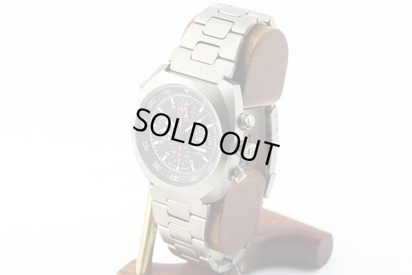 ジン　４２１ＴＩ　クロノグラフ　黒文字盤　ＧＳＧ９限定　サイド