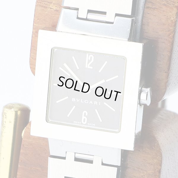 ブルガリ　クアドラ　ＳＤ２７ＳＳＤ　黒文字盤