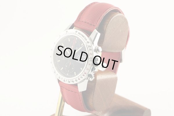 ジン　３０３　クロノグラフ　アウトバーン　黒文字盤　サイド