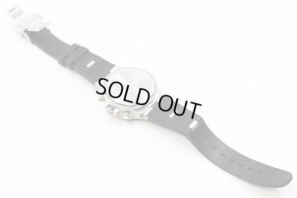 ブルガリ　ディアゴノプロ　スクーバレガッタ　ＳＤ４０Ｓ　ＲＥ　白文字盤　ラバーベルト状態　裏面