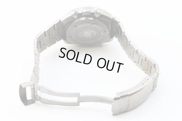 ジン　４２１ＴＩ　クロノグラフ　黒文字盤　ＧＳＧ９限定　チタンブレス