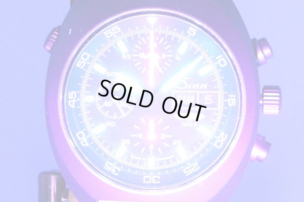 ジン　４２１ＴＩ　クロノグラフ　黒文字盤　ＧＳＧ９限定　ライト