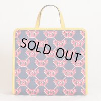 グッチ　チルドレンズ スネイルトートバック 605614 520981 ネイビー／レッド