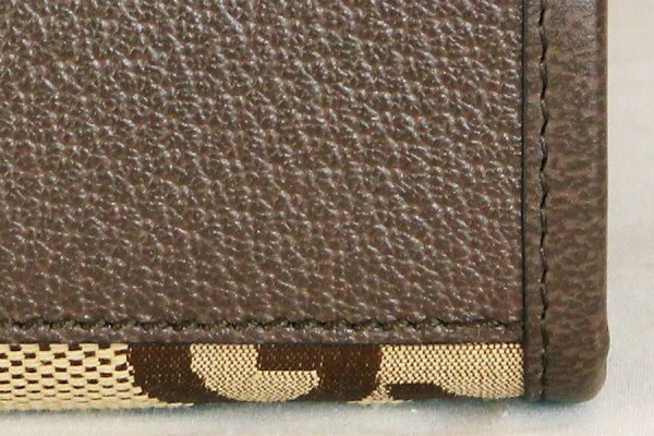 グッチ　ジャンボGG ミニトートバック 699406 498492 ベージュ／ブラウン　底拡大