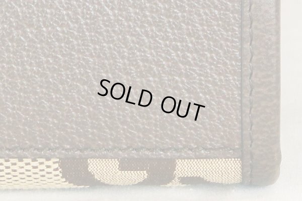 グッチ　ジャンボGG ミニトートバック 699406 498492 ベージュ／ブラウン　底拡大