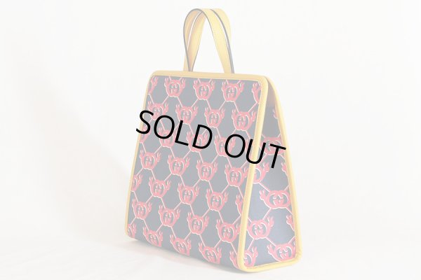 グッチ　チルドレンズ スネイルトートバック 605614 520981 ネイビー／レッド　サイド