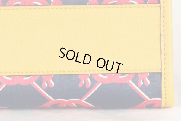 グッチ　チルドレンズ スネイルトートバック 605614 520981 ネイビー／レッド　底拡大