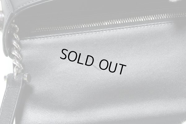 グッチ　プチGG ミニショルダーバック 739722 520981 ブラック　裏面スレ傷