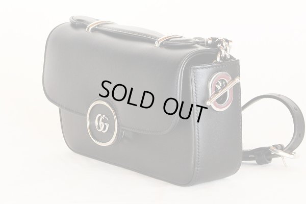 グッチ　プチGG ミニショルダーバック 739722 520981 ブラック　サイド