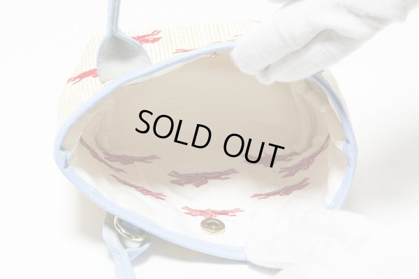 ロンシャン　ル パニエプリアージュXS トップハンドルバック ブルー　中身