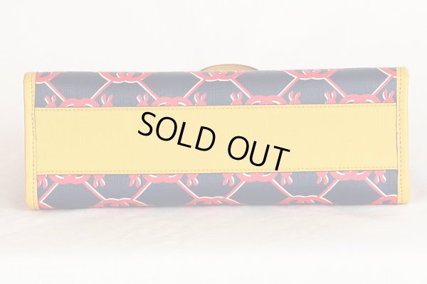 グッチ　チルドレンズ スネイルトートバック 605614 520981 ネイビー／レッド　底