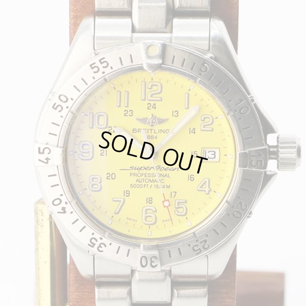 ブライトリング　スーパーオーシャン　Ａ１７０４５　黄色文字盤