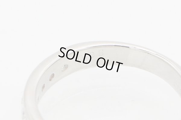 PT900 ダイアイリリング 0.85ct 5.40g　刻印(2)