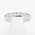 PT900 ダイアイリリング 0.85ct 5.40g