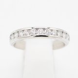 PT900 ダイアイリリング 0.85ct 5.40g