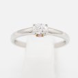 PT950/K18 ダイアイリリング 0.30ct 0.05ct 3.20g