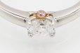 PT950/K18 ダイアイリリング 0.30ct 0.05ct 3.20g　拡大