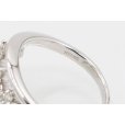 K18WG トルマリンダイアイリリング 0.07ct 1.00ct 5.20g　刻印