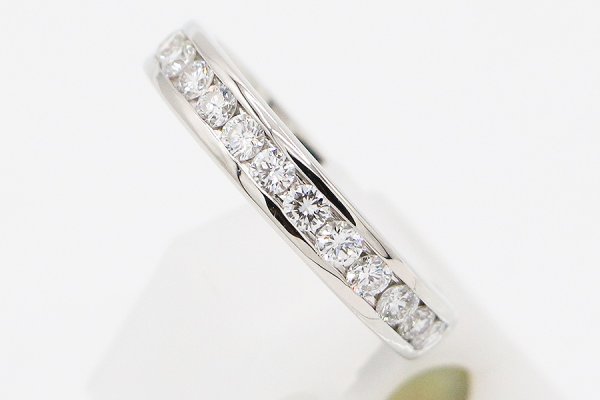 PT900 ダイアイリリング 0.85ct 5.40g　サイド