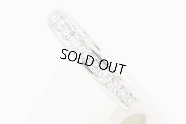 PT900 ダイアイリリング 0.85ct 5.40g　サイド