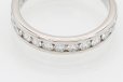 PT900 ダイアイリリング 0.85ct 5.40g　拡大