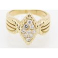 K18 ダイアイリリング 0.51ct 9.30g　拡大
