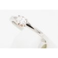 PT950/K18 ダイアイリリング 0.30ct 0.05ct 3.20g　サイド