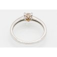 PT950/K18 ダイアイリリング 0.30ct 0.05ct 3.20g　内側