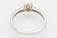 PT950/K18 ダイアイリリング 0.30ct 0.05ct 3.20g　内側