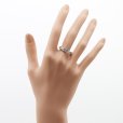 PT900 ダイアイリリング 0.85ct 5.40g　装着イメージ