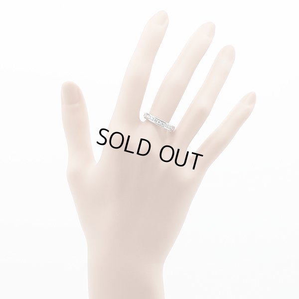 PT900 ダイアイリリング 0.85ct 5.40g　装着イメージ