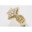 K18 ダイアイリリング 0.51ct 9.30g　サイド