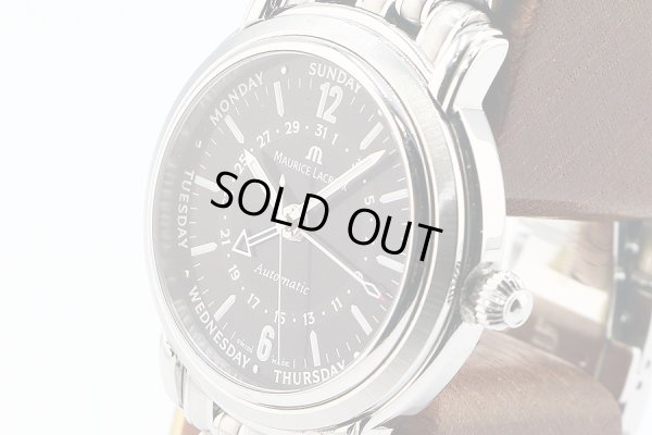 モーリス・ラクロア　ファイブハンズ　ＭＰ６３２８　黒文字盤　サイド拡大