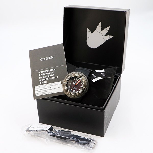 シチズン　プロマスター　ダイバー３００　ＢＪ８０５９－０３Ｅ　赤文字盤　箱・保証書/