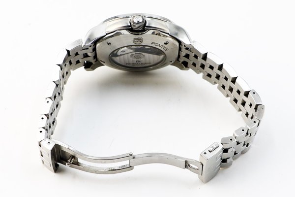 モーリス・ラクロア　ポントス　クロノグラフ　ＰＴ６１８８　黒シェル文字盤　ブレス